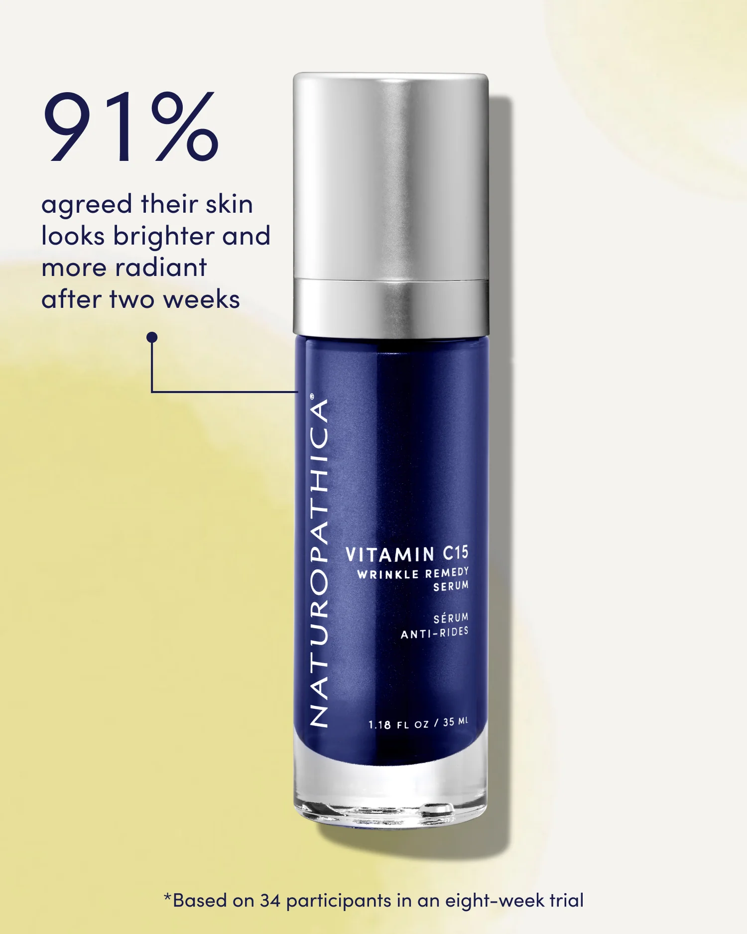 Naturopathica Vitamin C15 Faltenreparatur Serum – 30 Ml, Mit 15% L-Ascorbinsäure Für Strahlende Haut