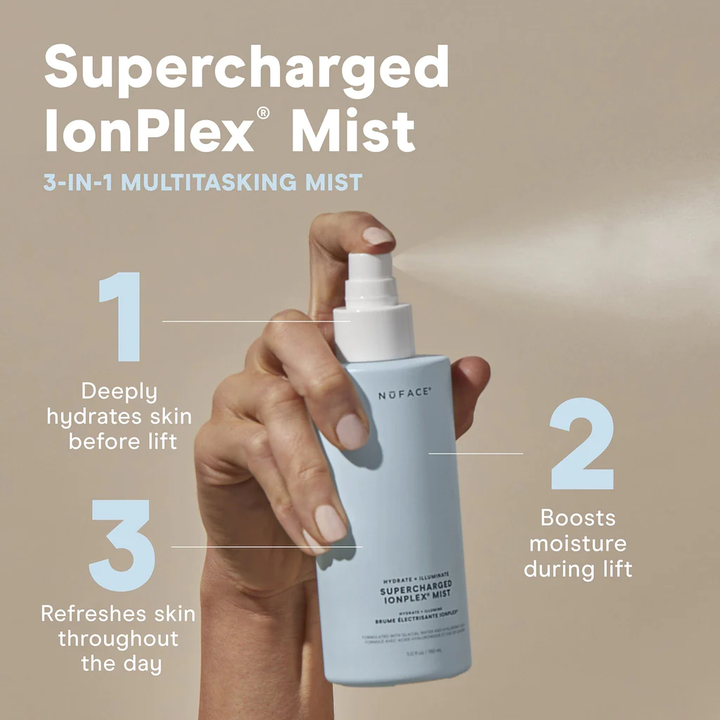 NuFACE Supercharged IonPlex Facial Mist multipurpose