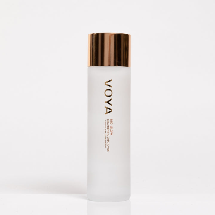 VOYA Bio Glow: Brightening AHA Toner on a white background