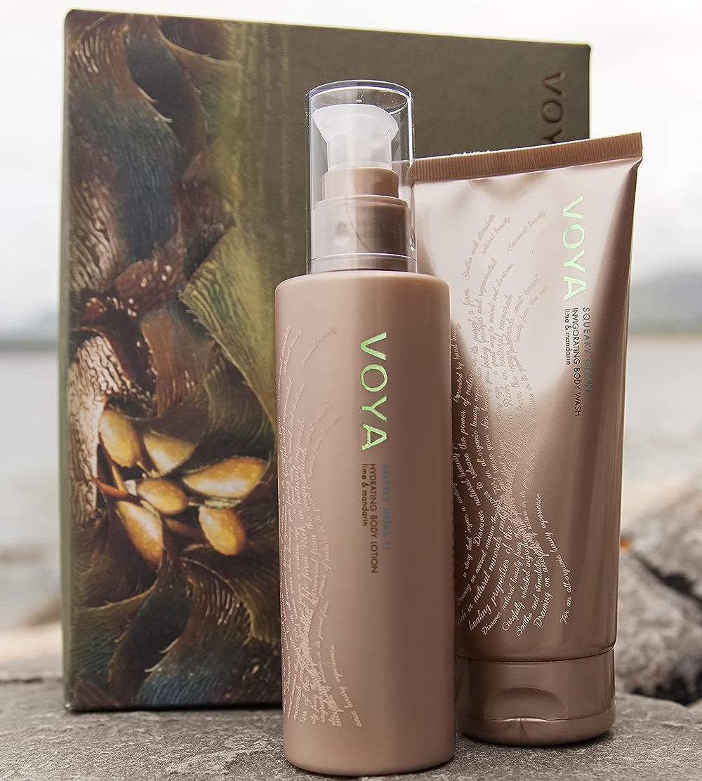 VOYA Body Gift Set Body Wash Moisturizer Natural Beauty Group