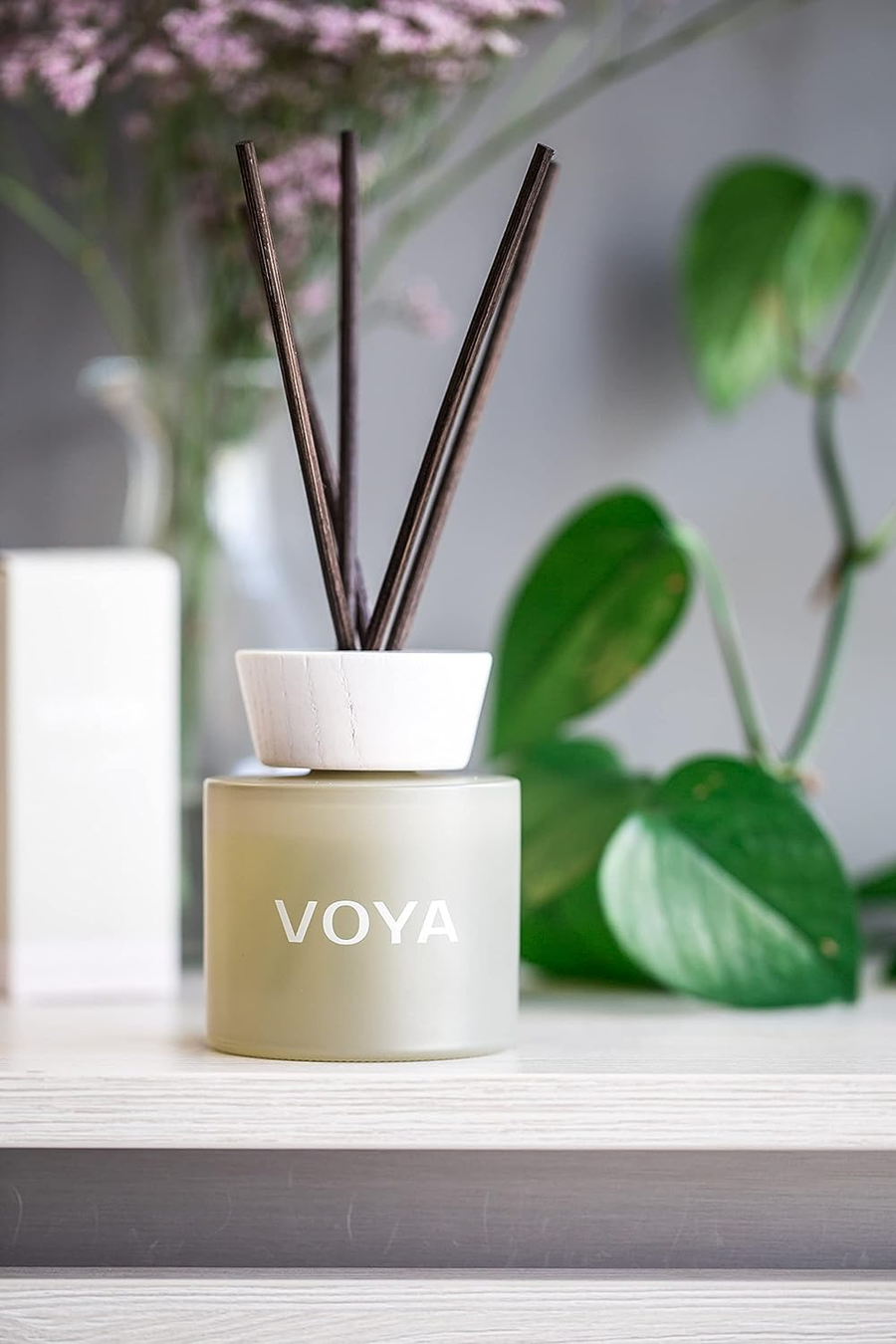 VOYA Oh So Scented Reed Diffuser - Cedarwood and Bergamot – Natural ...