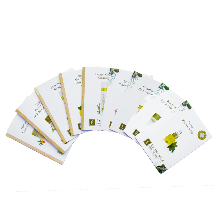 Eminence Organics Biodynamic Sample Set on a white background