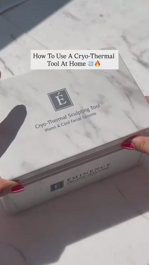 Eminence Organics Cryo-Thermal Sculpting Tool how to use video