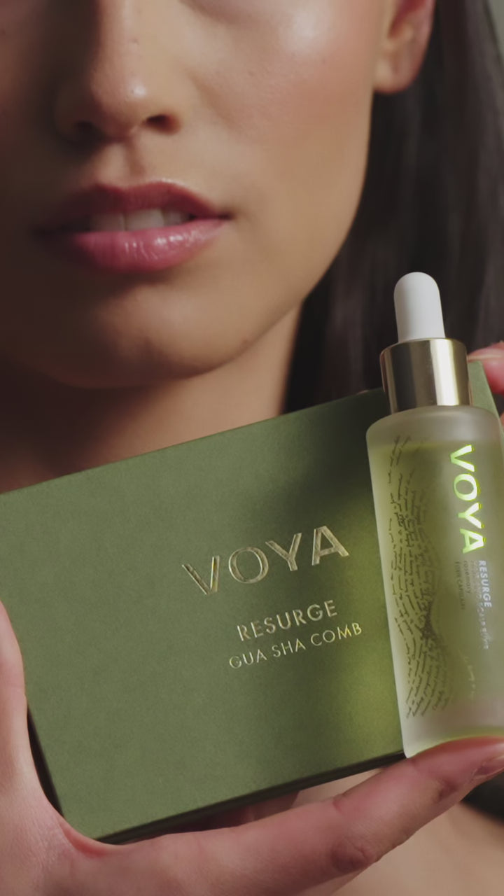 VOYA Resurge - Jade Gua Sha Comb video