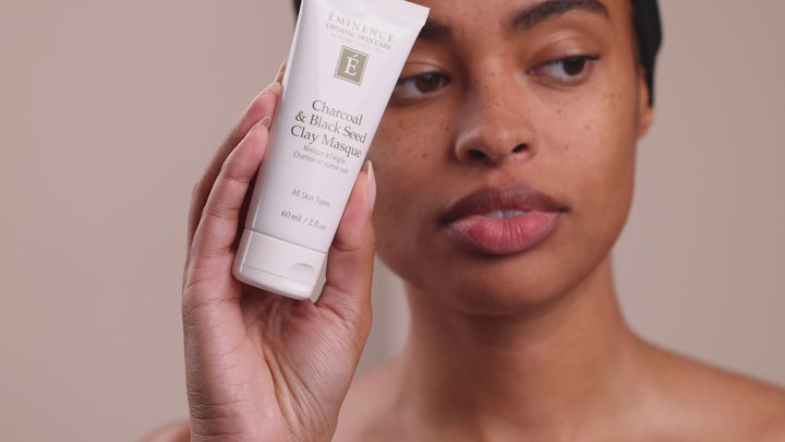 How to use Eminence Organics Charcoal &amp; Black Seed Clay Masque