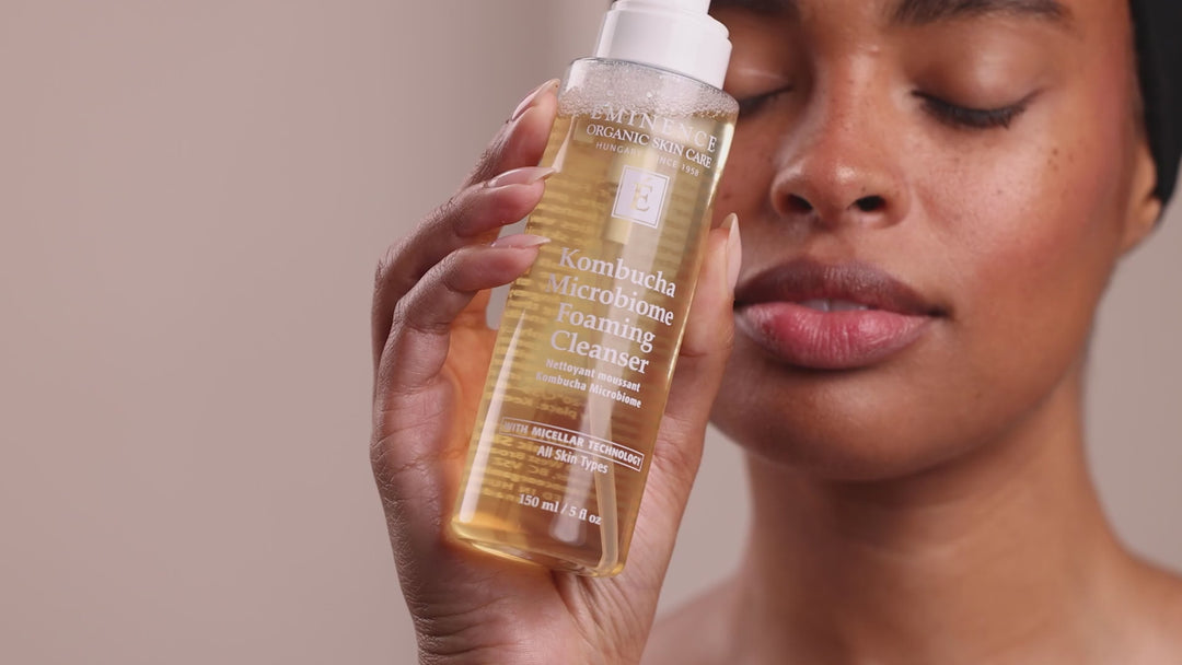 Eminence Organics Kombucha Microbiome Foaming Cleanser video