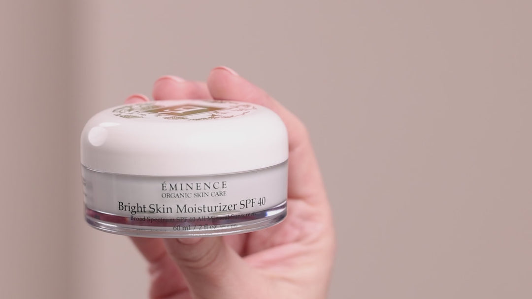 Eminence Organics Bright Skin Moisturizer SPF 40 video