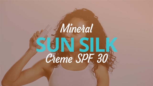 COOLA Mineral Sun Silk Crème Organic Face Sunscreen SPF 30 video