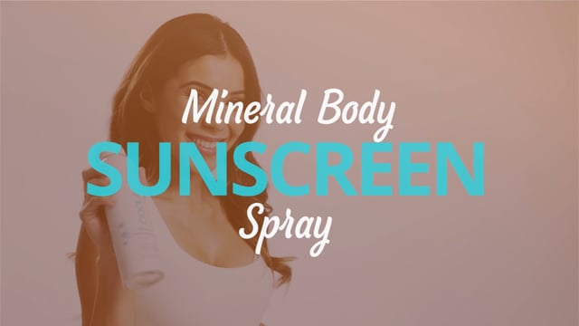 COOLA Mineral Body Organic Sunscreen Spray SPF 30 video