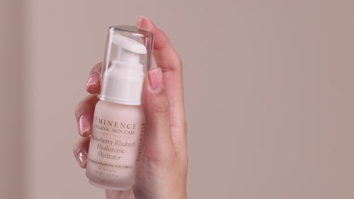 Eminence Organics Strawberry Rhubarb Hyaluronic Hydrator video
