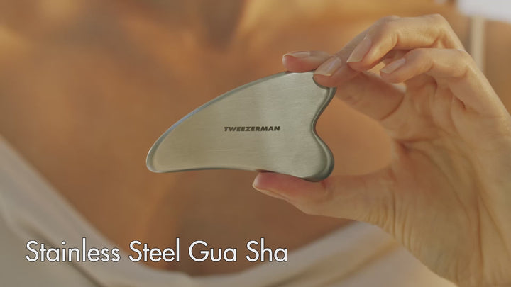 Tweezerman Stainless Steel Gua Sha video