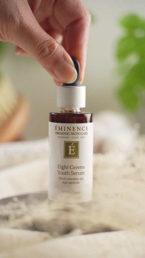 Eminence Organics Eight Greens Youth Serum social media 