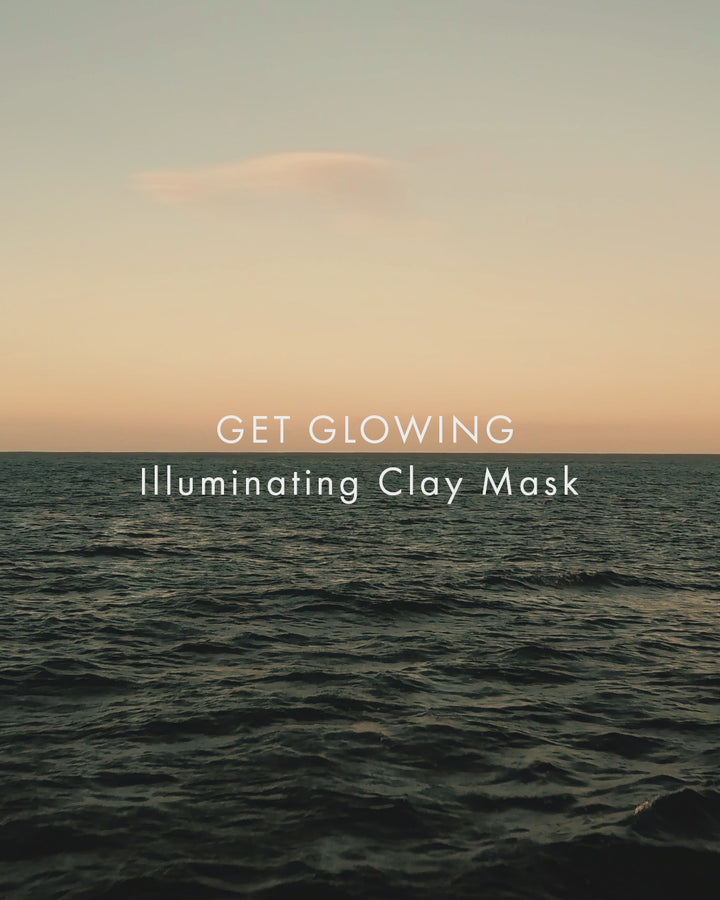 voya get glowing illuminating clay mask video