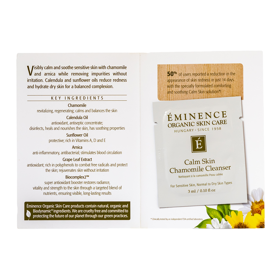 CALM SKIN Chamomile Cleanser – 250 Ml, Sanfter Reiniger Mit Kamille Für Empfindliche & Gerötete Haut