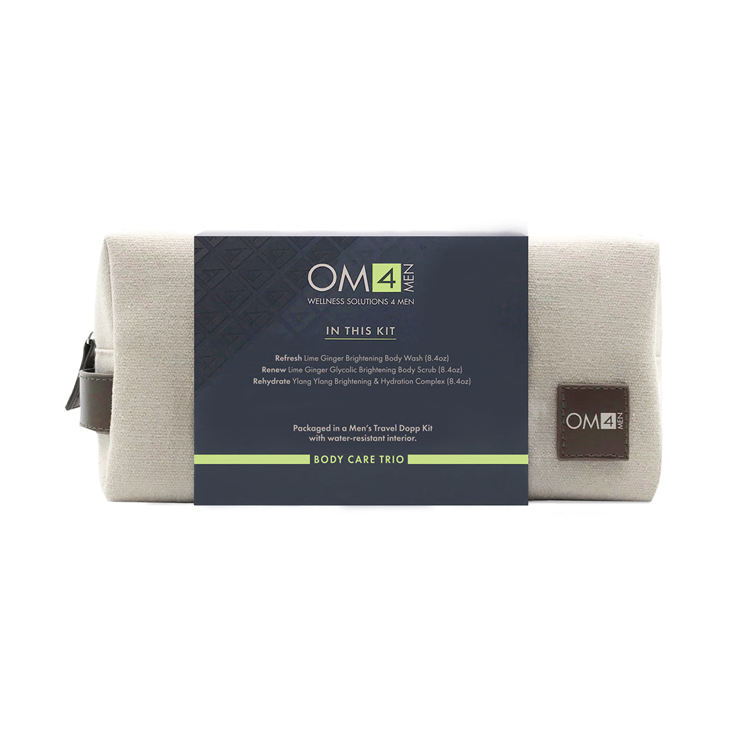 Organic Male OM4 Body Care Trio & Travel Bag