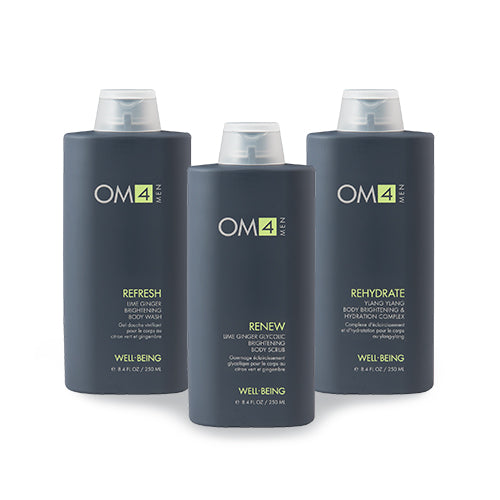 Organic Male OM4 Body Care Trio & Travel Bag