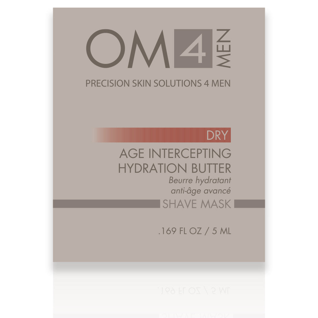 Organic Male OM4 Dry Shave Mask: Advanced Age-Intercepting Hydration Butter - Sample Size