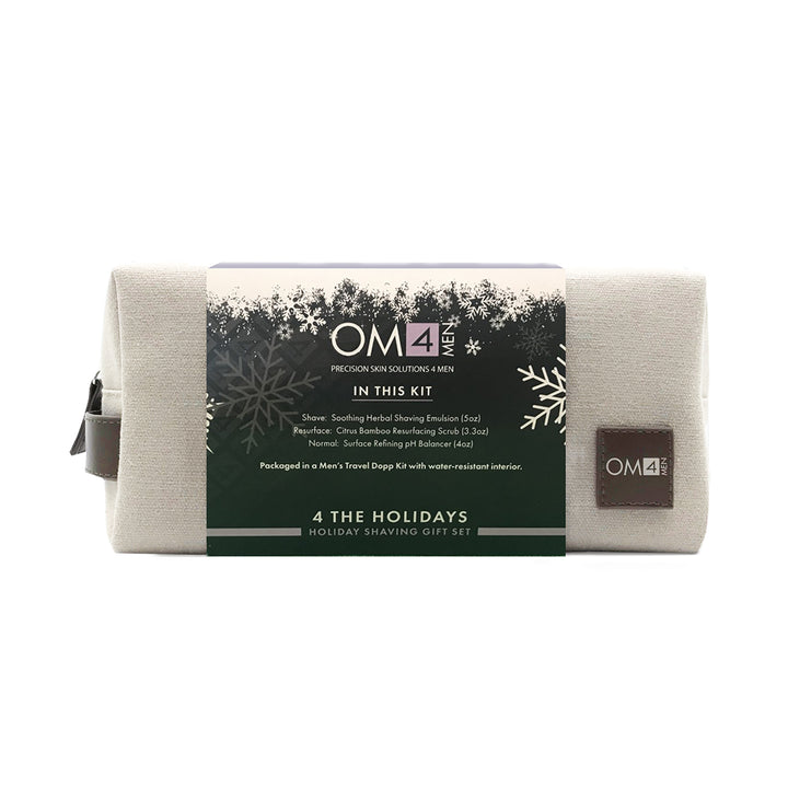 Organic Male OM4 Holiday Shaving Gift Set