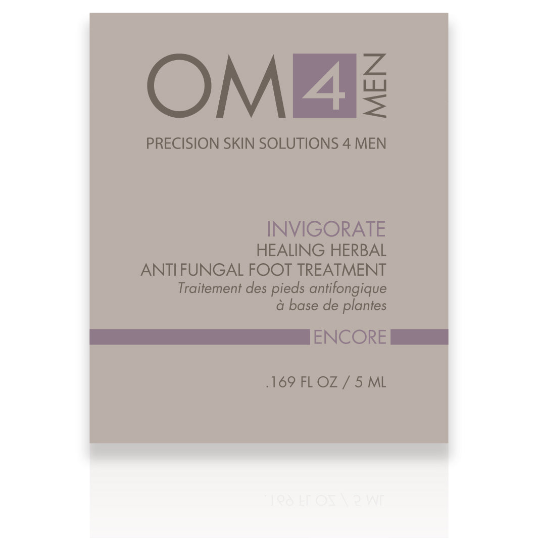 Organic Male OM4 Invigorate: Healing Herbal Antifungal Foot Treatment - Sample Size
