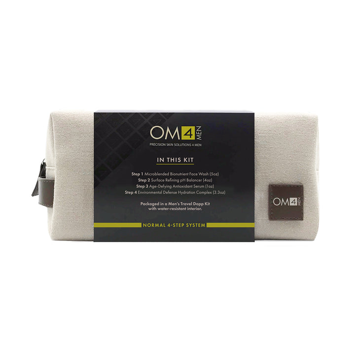 Organic Male OM4 Normal 4-Step RegiMEN & Travel Bag