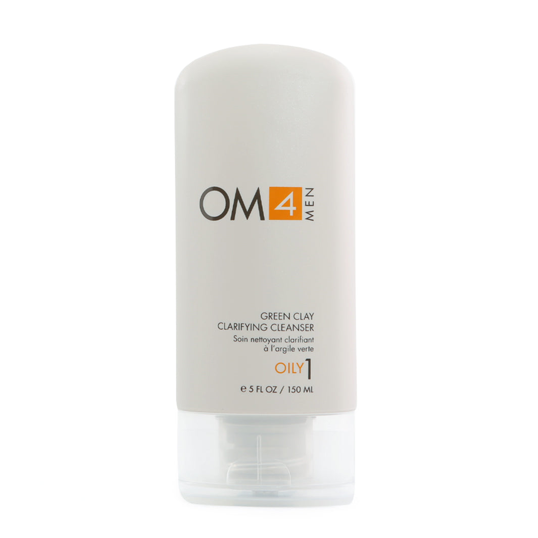Organic Male OM4 Oily Step 1: Green Clay Clarifying Cleanser - Full Size