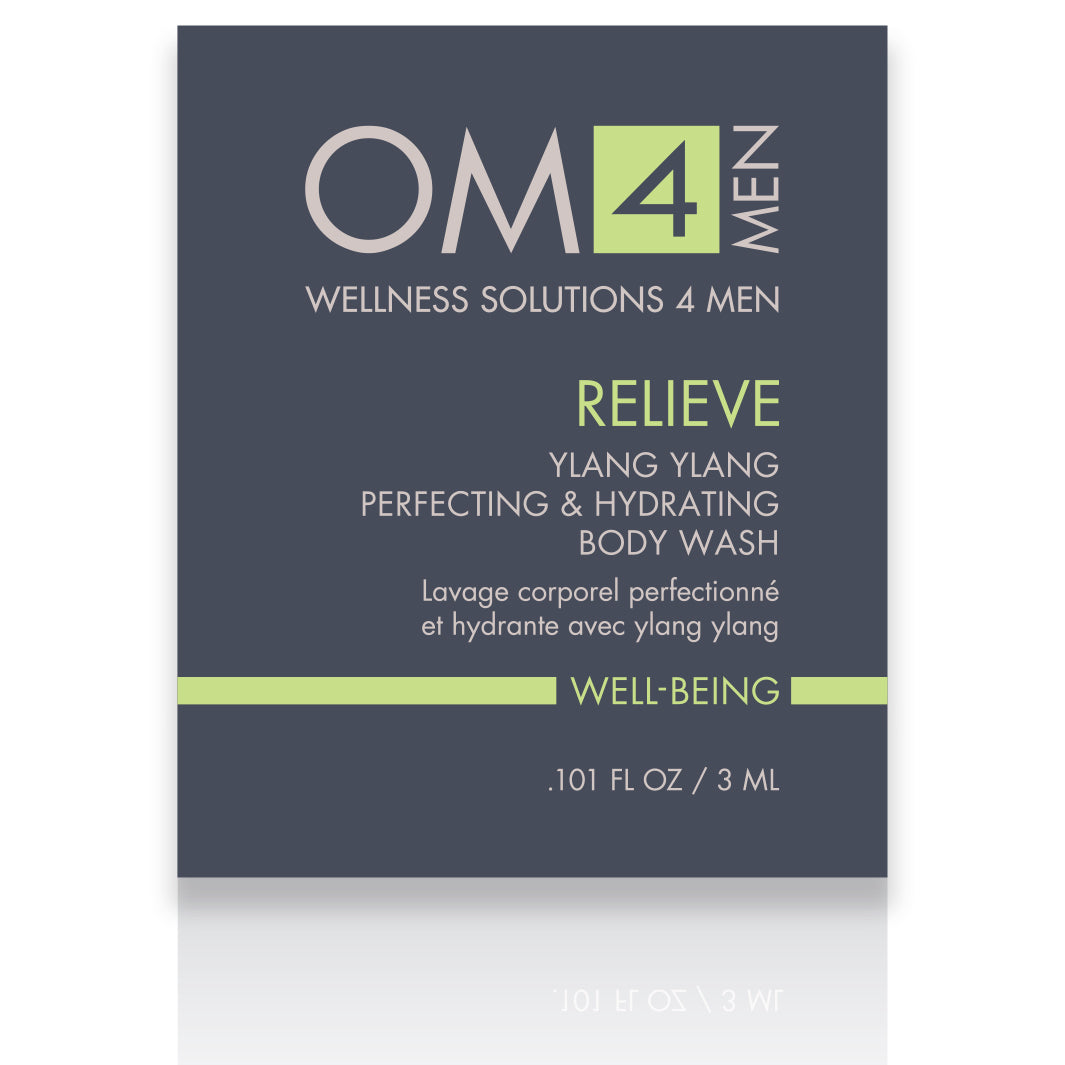 Organic Male OM4 Relieve: Ylang Ylang Perfecting & Hydrating Body Wash - Sample Size