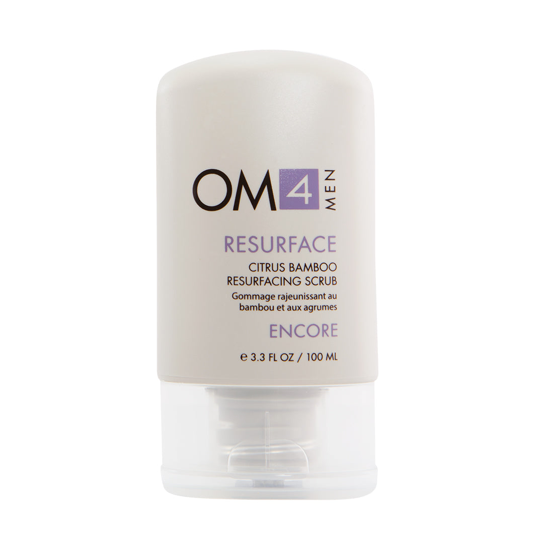 Organic Male OM4 Resurface: Citrus Bamboo Resurfacing Scrub - Full Size