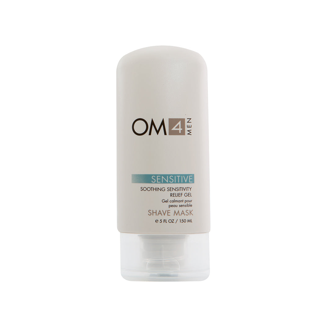 Organic Male OM4 Sensitive Shave Mask: Soothing Sensitivity Relief Gel - Full Size