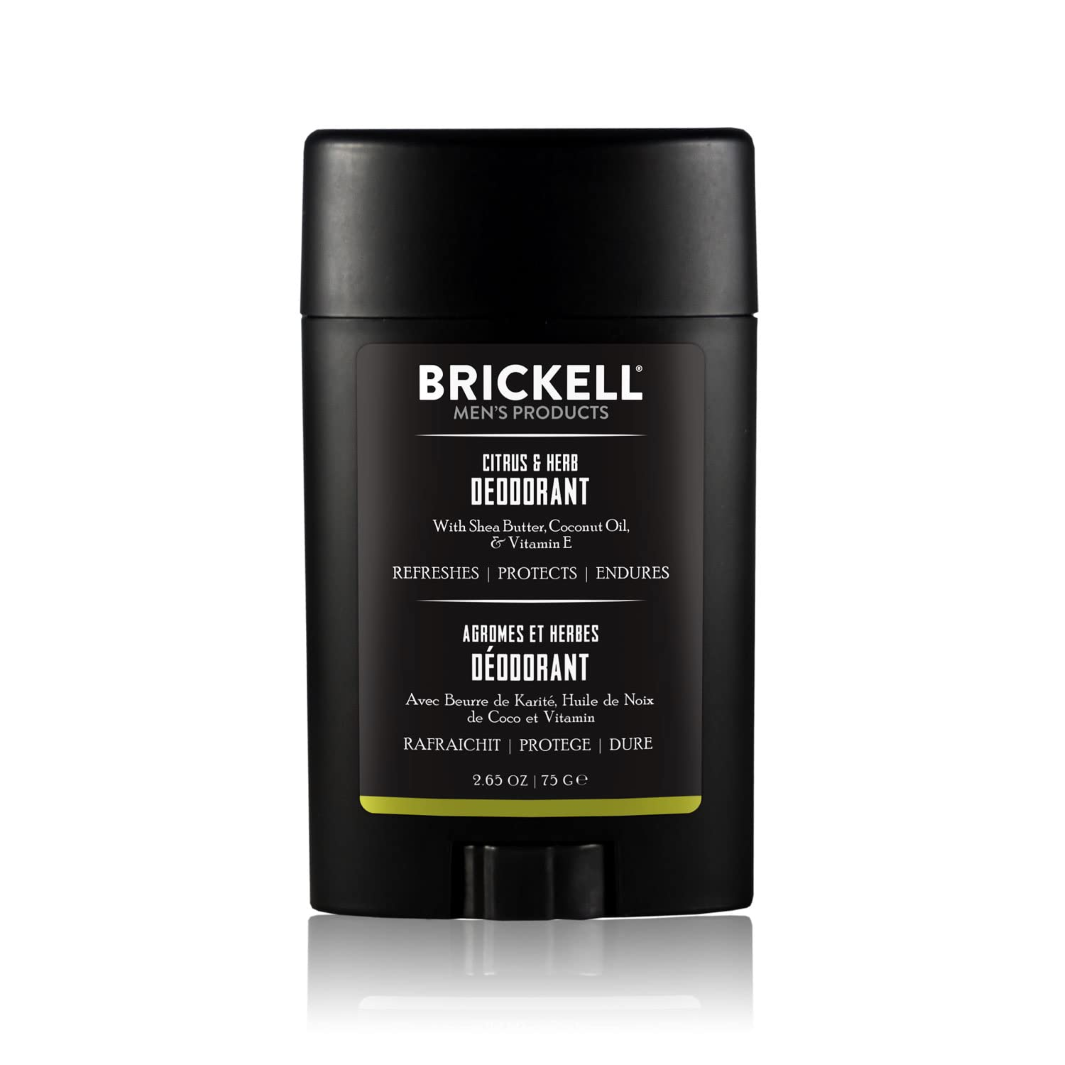 brickell mens product deodorant citrus herb