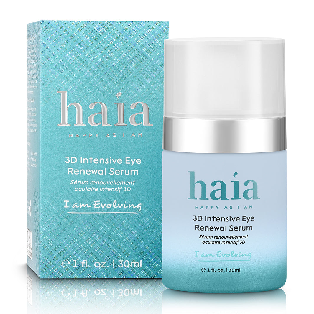 haia "I am Evolving" 3D Intensive Eye Renewal Serum - Certified Cosmos Organic - Full Size