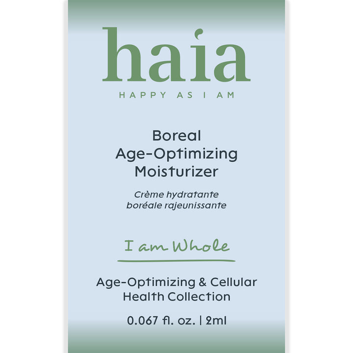haia "I am Whole" Boreal Age-Optimizing Moisturizer - Certified Cosmos Organic - Sample Size