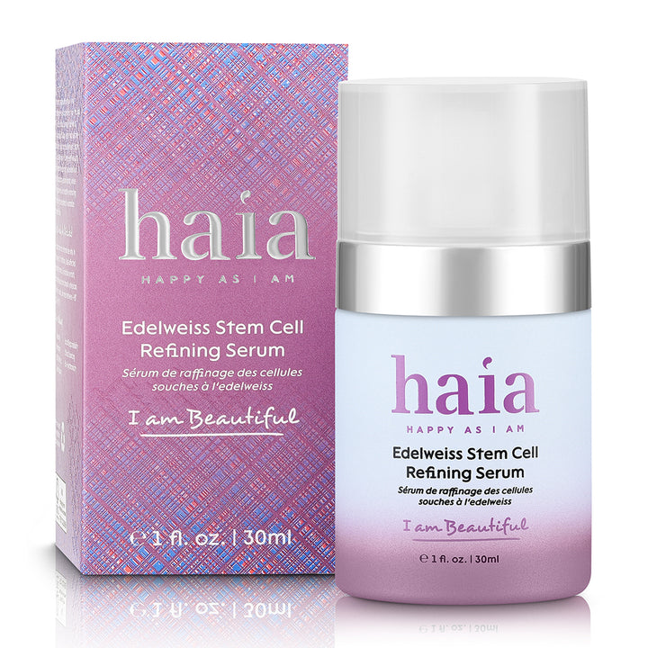 haia "I am Beautiful" Edelweiss Stem Cell Refining Serum - Certified Cosmos Organic - Full Size