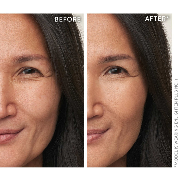 Jane Iredale Enlighten Plus Under-Eye Concealer before and after