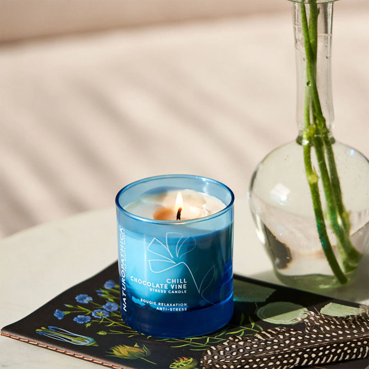 Naturopathica Chill Chocolate Vine Stress Candle lifestyle