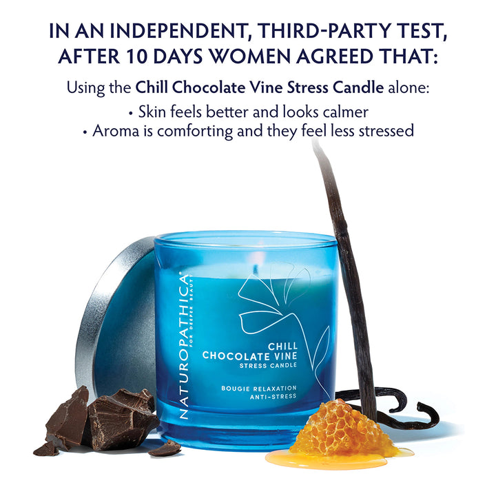 Naturopathica Chill Chocolate Vine Stress Candle test